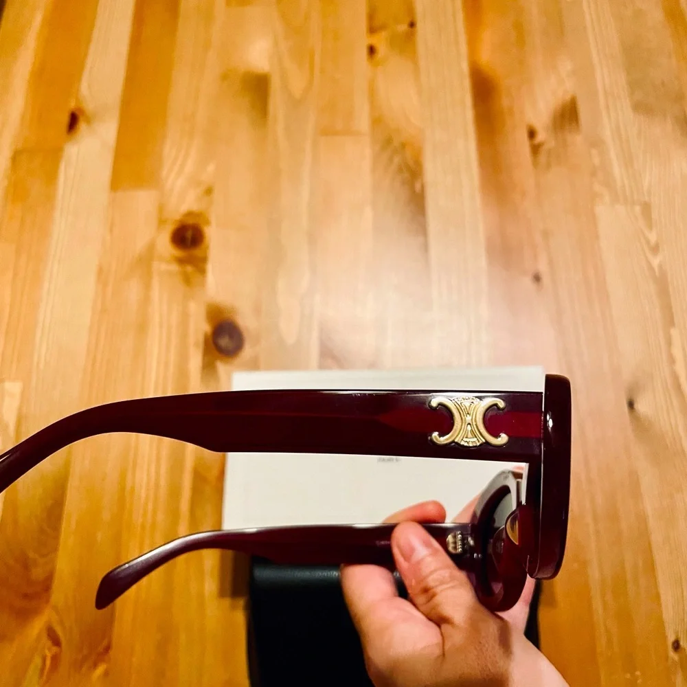 Celine Triomphe Oval Acetate Sunglasses - Picture 8 of 16